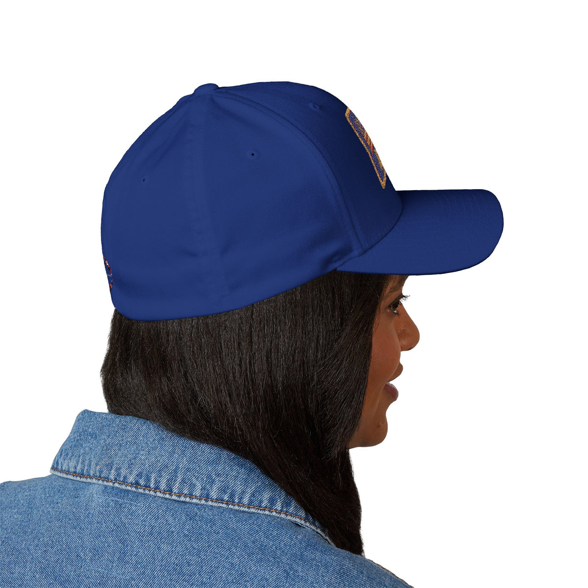Union Of America Fitted Embroidered Cap