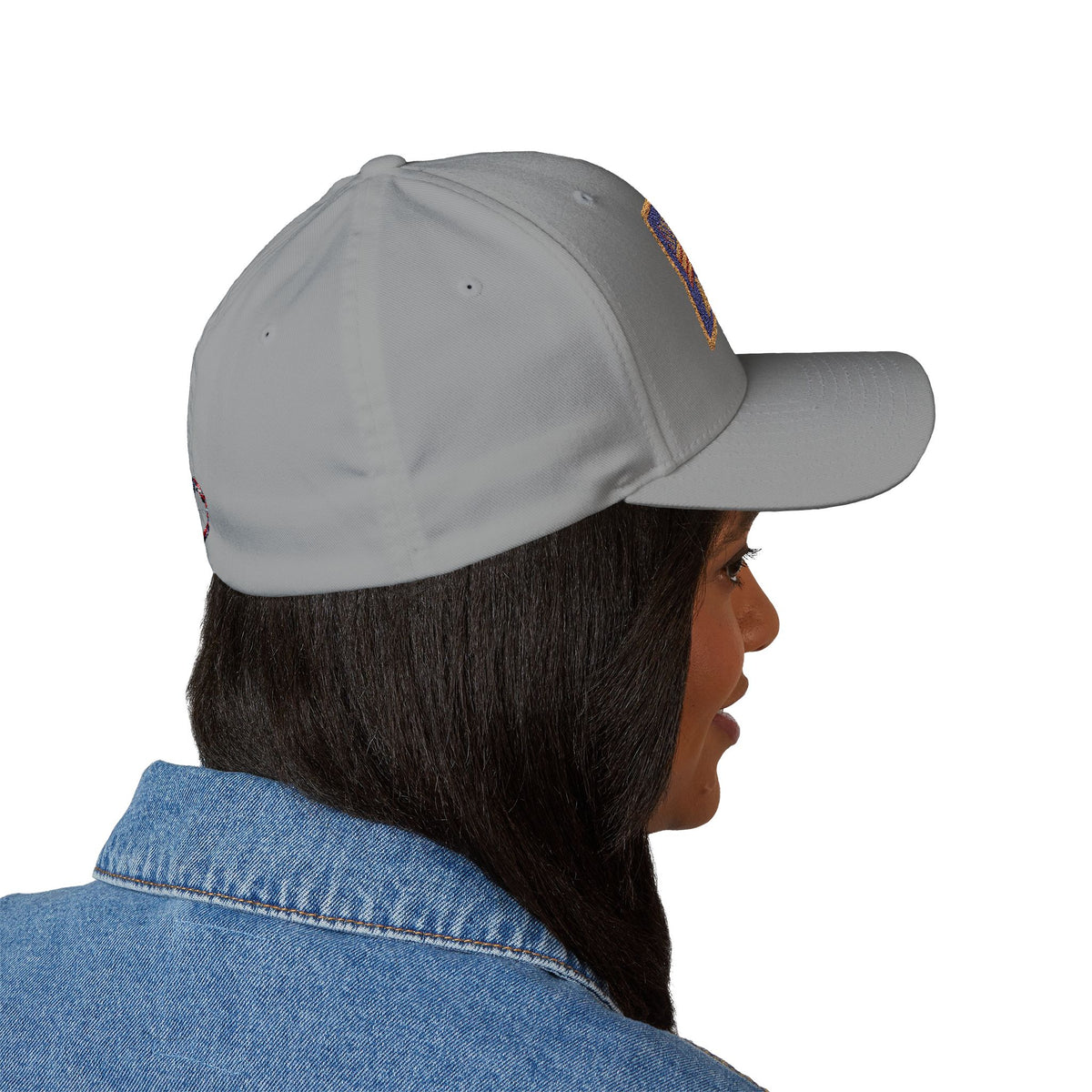 Union Of America Fitted Embroidered Cap
