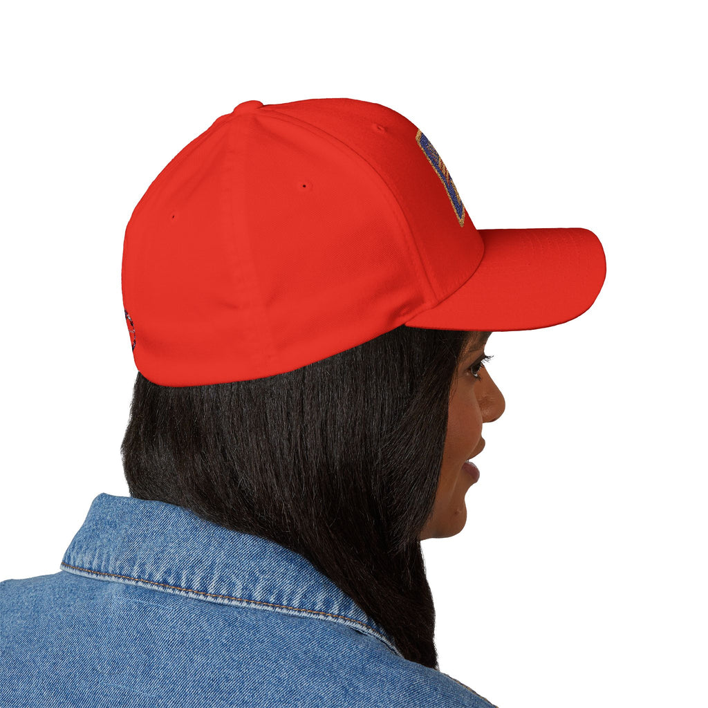 Union Of America Fitted Embroidered Cap