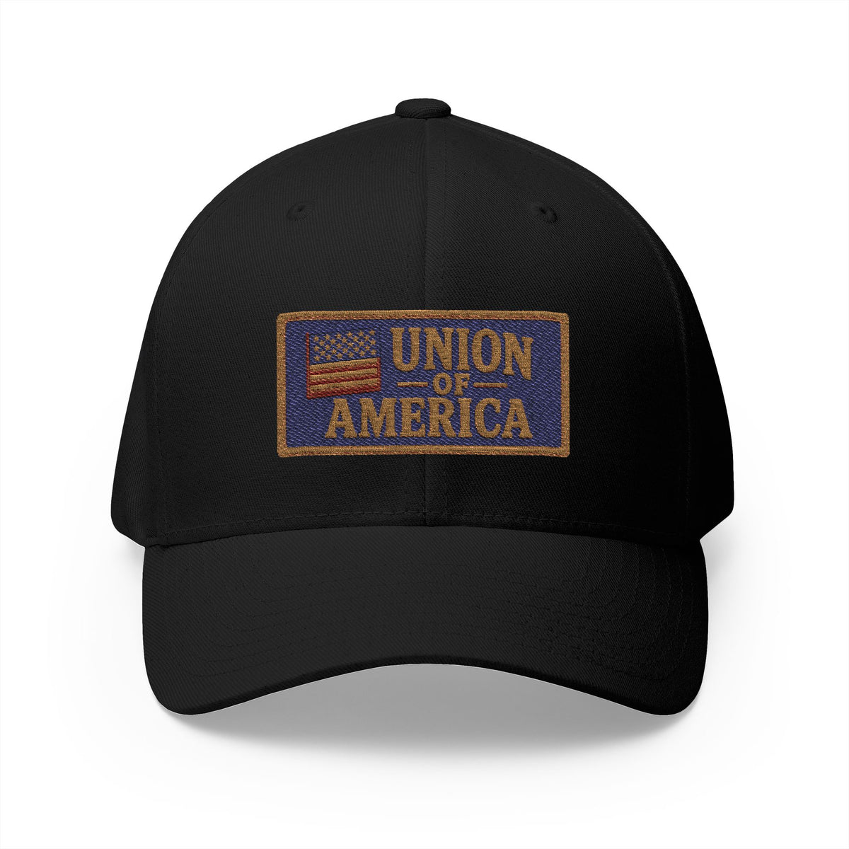 Signal Strong Union Of America Fitted Embroidered Cap