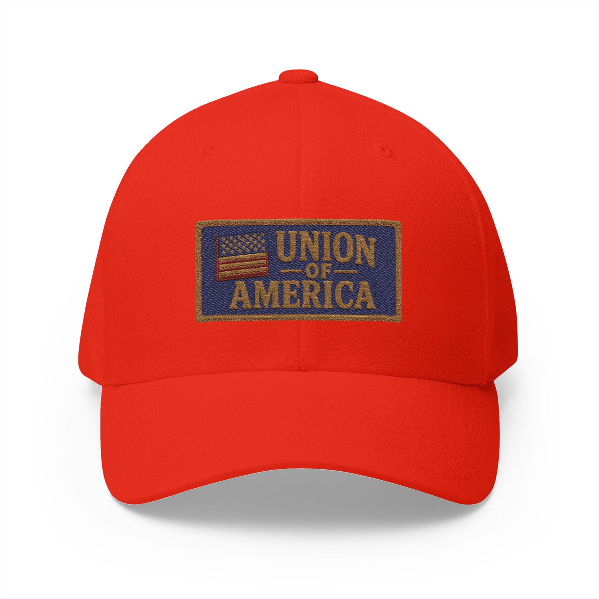 Signal Strong Union Of America Fitted Embroidered Cap