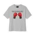 When The Cheating Starts Unisex Oversized Boxy Tee