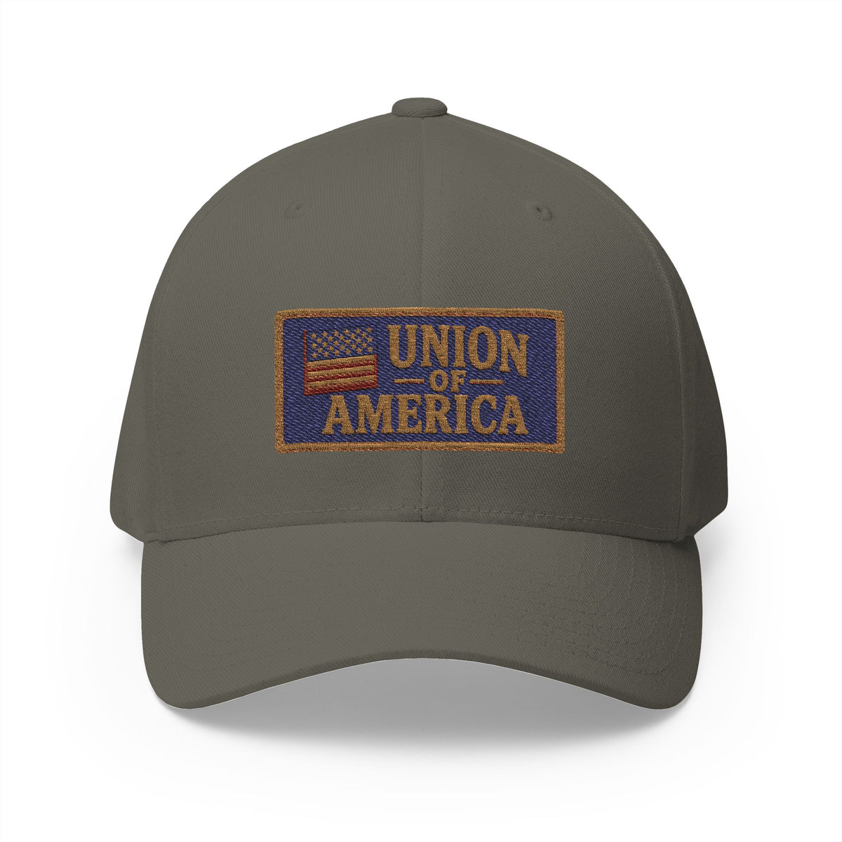 Signal Strong Union Of America Fitted Embroidered Cap