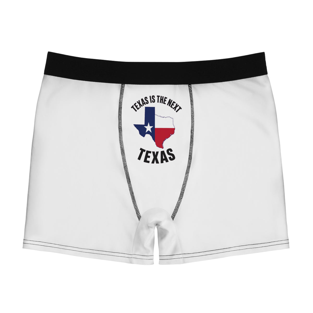 Texas Pride Boxer Briefs — "Texas Is The Next Texas" Graphic