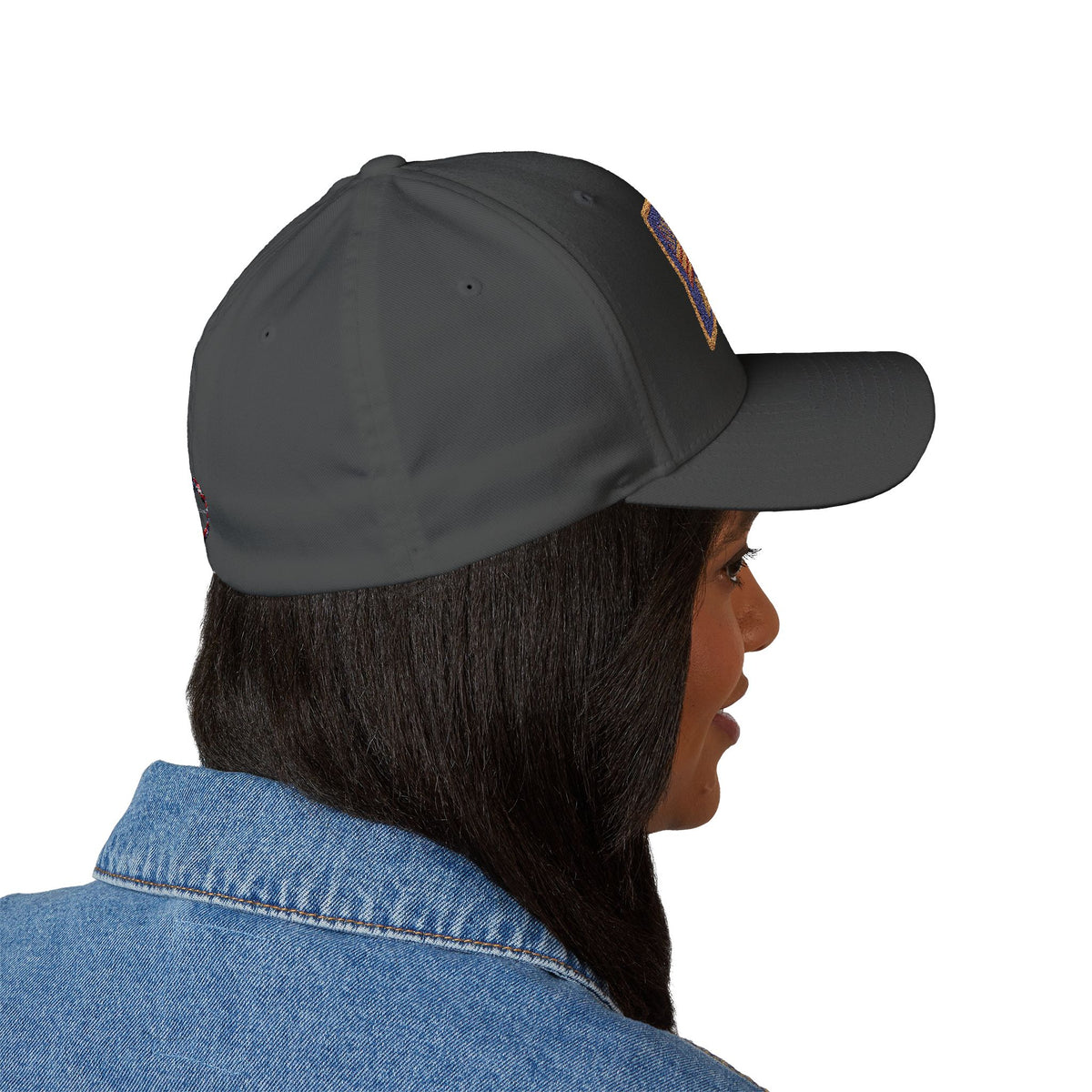 Union Of America Fitted Embroidered Cap