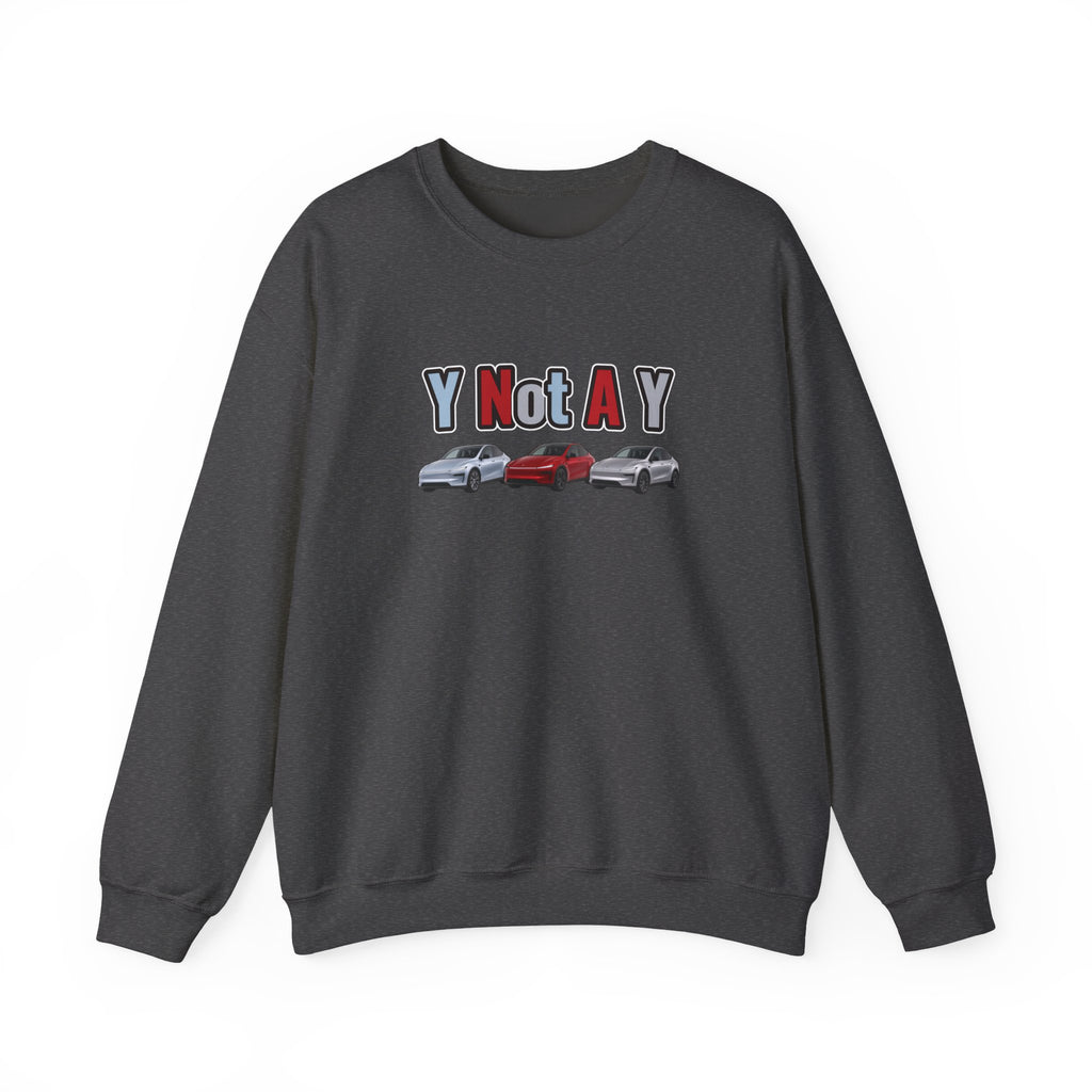 Y Not A Y Crewneck Sweatshirt — Y Not A Y Graphic (Car Trio)