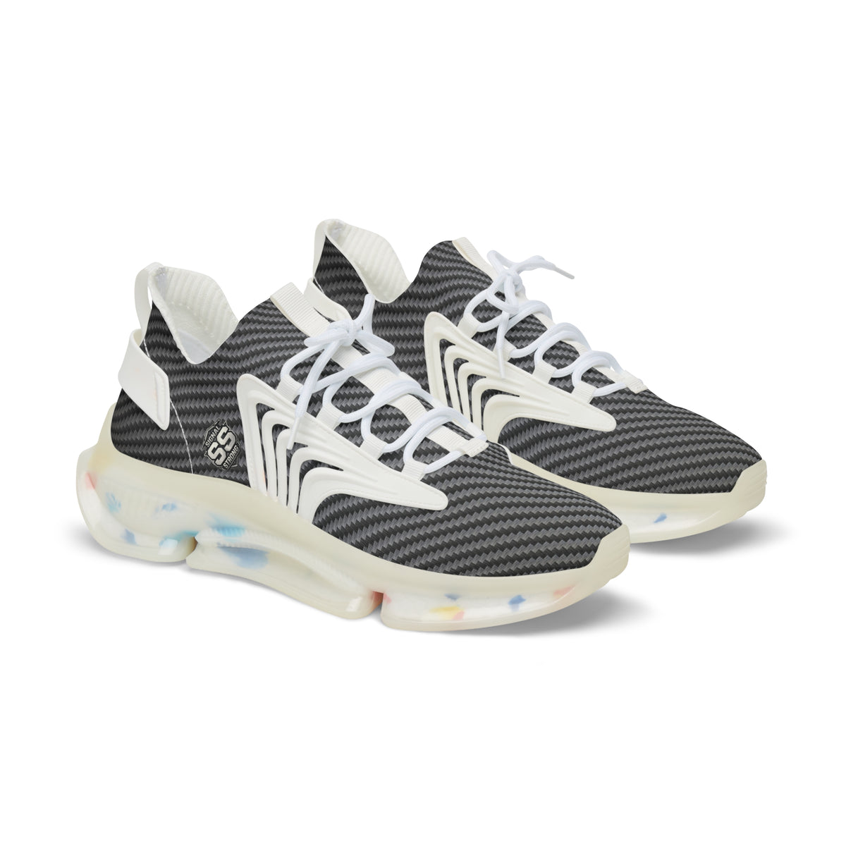 Signal Strong Mesh Knit Men's Sneakers — Lightweight Breathable Athletic Shoes