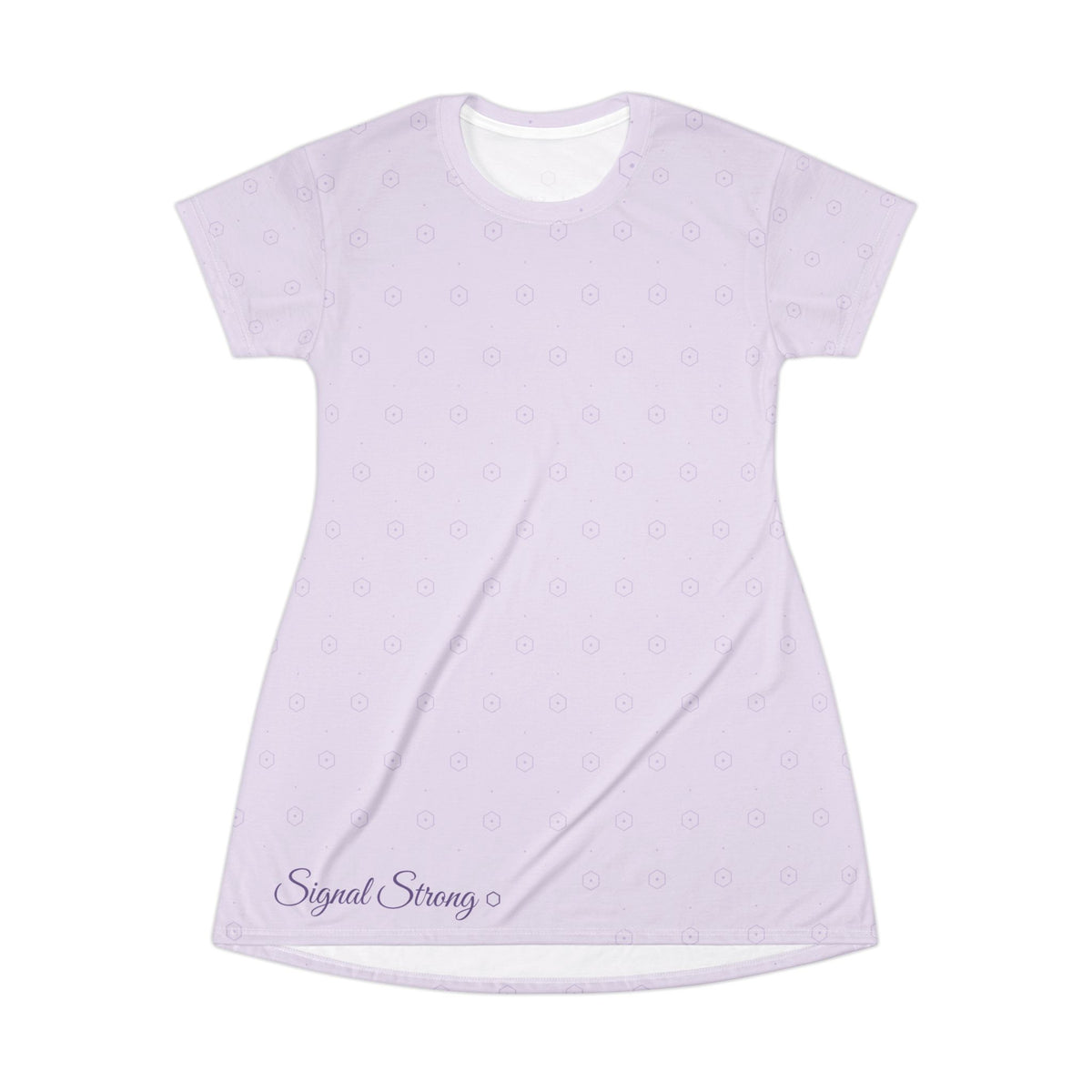 Signal Strong T-Shirt Dress (AOP)