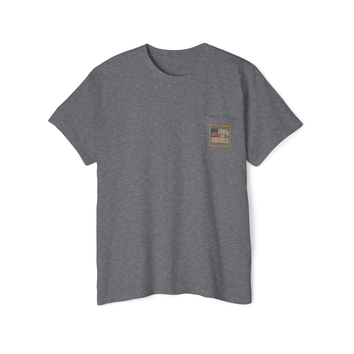 Signal Strong Union Of America Pocket T Union Made in America Vintage Flag T-Shirt