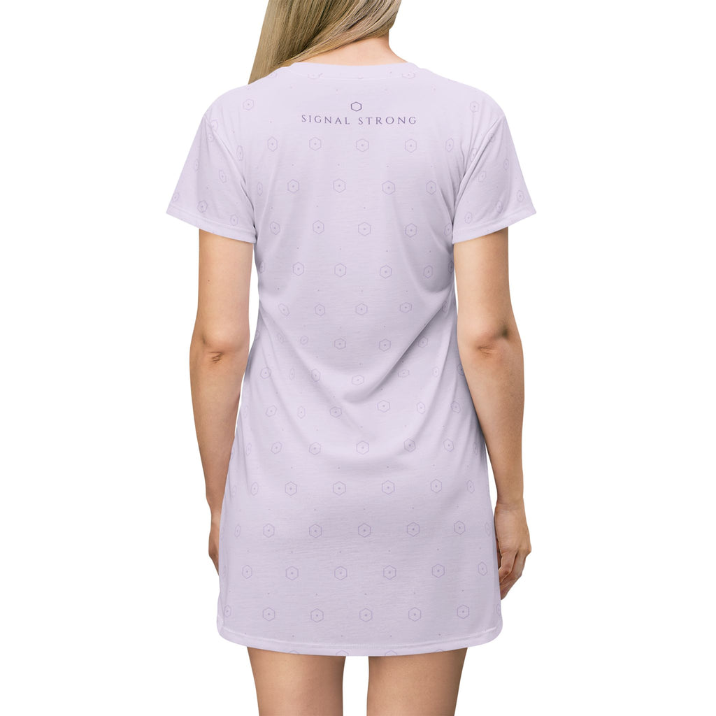 Signal Strong T-Shirt Dress (AOP)