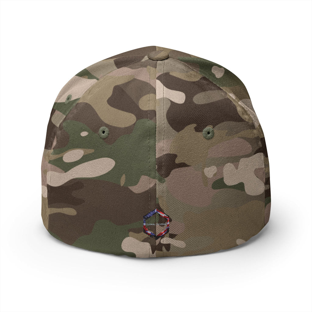 Union Of America Fitted Embroidered Cap