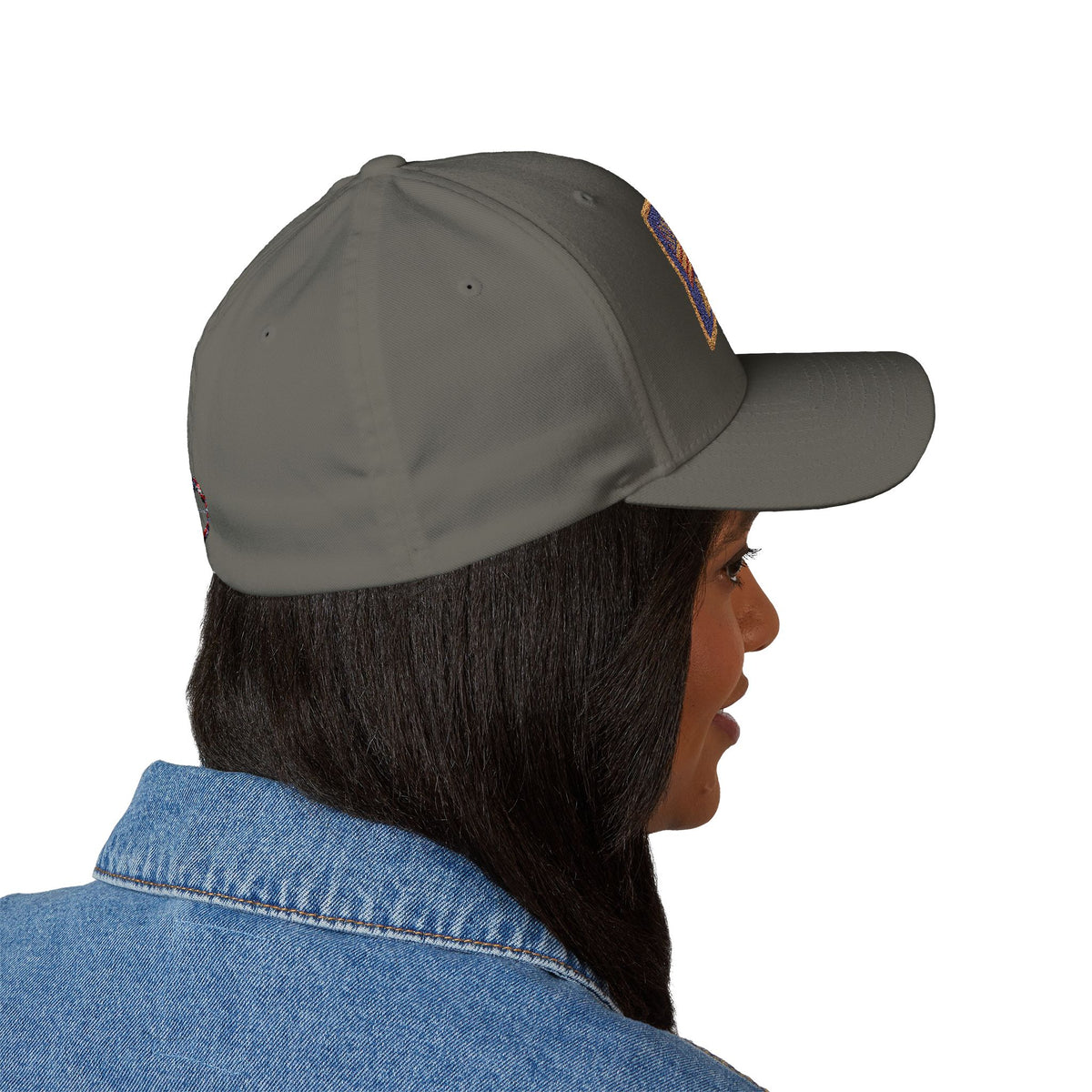Union Of America Fitted Embroidered Cap