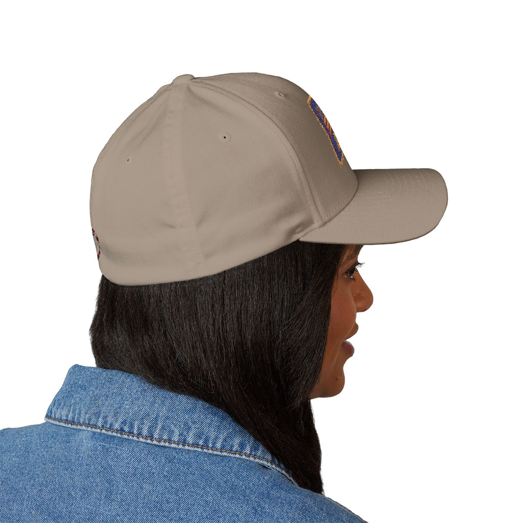 Union Of America Fitted Embroidered Cap