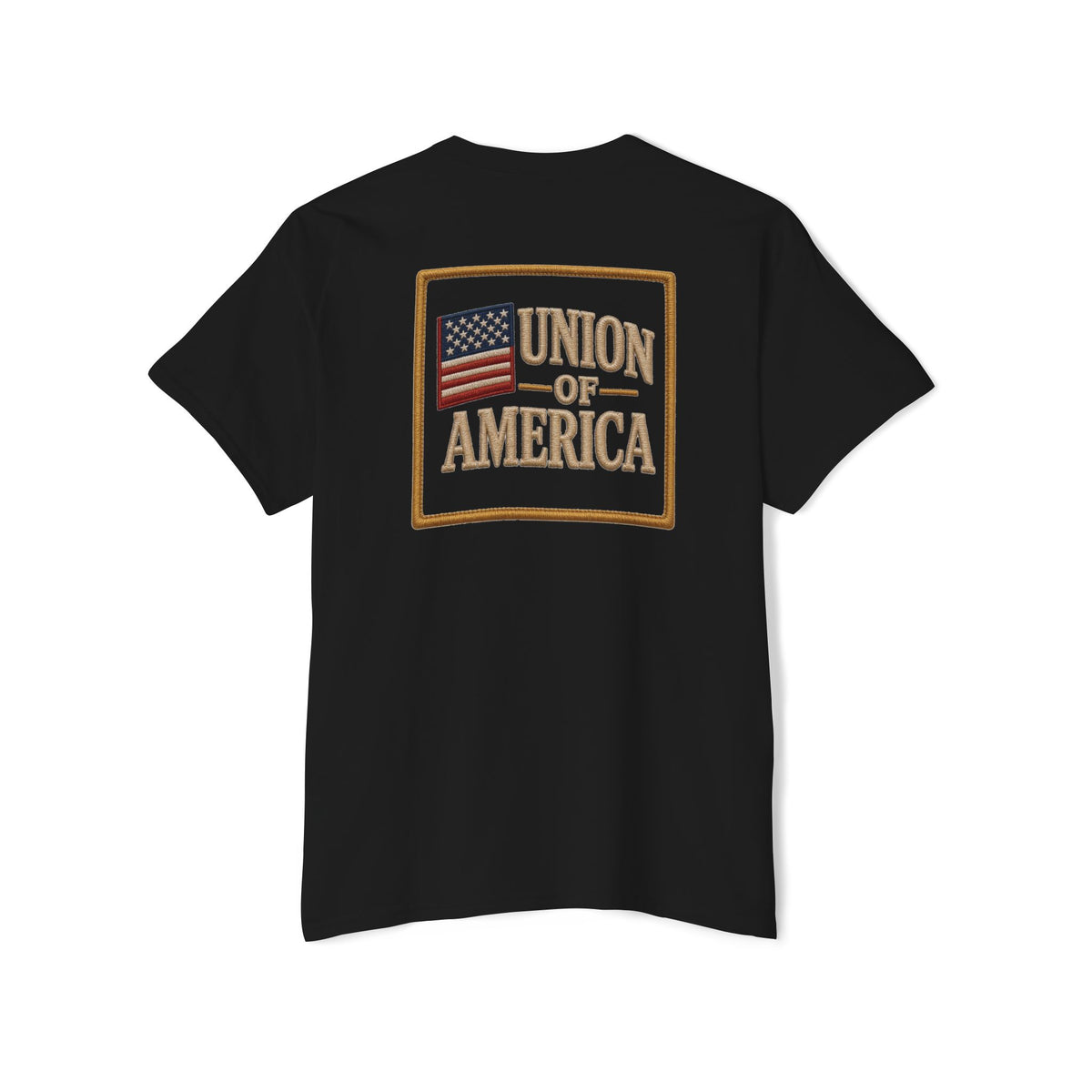 Union Of America  Pocket T Union Made in America Vintage Flag T-Shirt