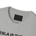 Tesla Is The Next $TSLA Graphic Tee — "TESLA IS THE NEXT TSLA" Oversized Boxy Shirt