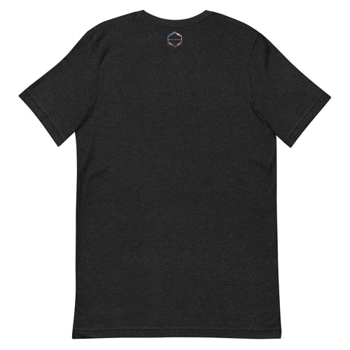 Buy A Tesla unisex t-shirt Black Heather back